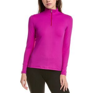 Post Card Womens 1/4-Zip Jumper Pullover, Purple